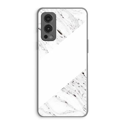 Biggest stripe: OnePlus Nord 2 5G Transparant Hoesje