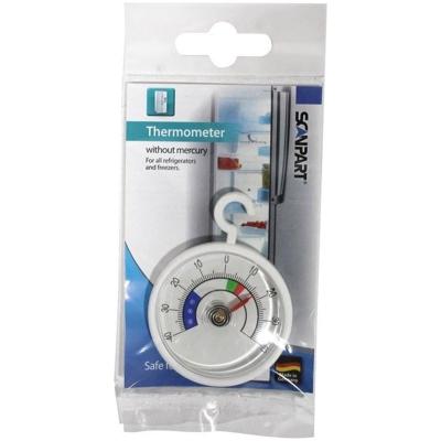 Scanpart koelkast & diepvries thermometer rond Koelkast accessoire Wit