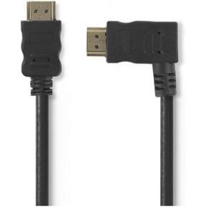 High Speed HDMI-Kabel met Ethernet | HDMI-Connector - HDMI-Connector Rechts Haaks | 1,5 m |