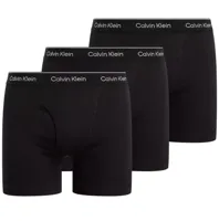 Calvin Klein onderbroeken 3-pack heren boxershorts met gulp - Boxer brief - 100% katoen zwarte heren calvin klein onderbroeken