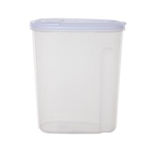 Voedselcontainer strooibus - transparant - 5 liter - kunststof - 25 x 12 x 30 cm