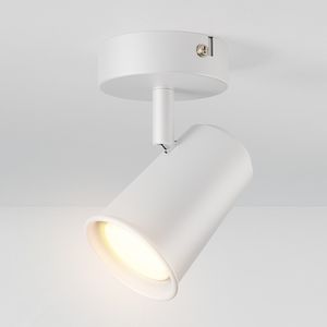 Riga LED Plafondspot Wit - Draaibaar en Dimbaar - GU10 Fitting - Opbouw spot voor woonkamer - LED Plafondlamp