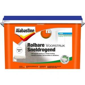 Alabastine Rolbare Voorstrijk Sneldrogend - Wit