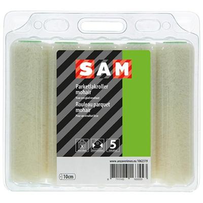 SAM parketlakroller [5x] - mohair - 10 cm