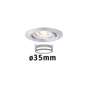 Paulmann 942.96 Verzonken spot Aluminium Niet-verwisselbare lamp(en) LED 4 W