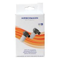 Hirschmann IEC (coax kabel) connectoren set van 2