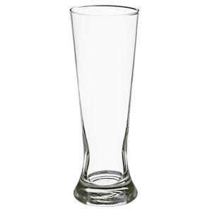 Set van 4x stuks bierglazen transparant 370 ml - 7 x 21 cm