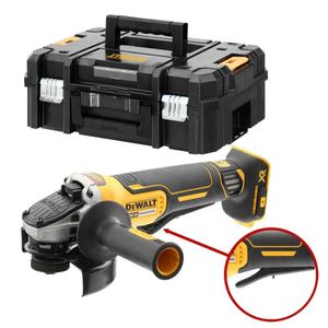 DeWalt DCG406NT-XJ XR 18V accu Haakse Slijper met dodemansschakelaar 125 mm excl. accu&apos;s en lader in T-Stak koffer - DCG406NT-XJ