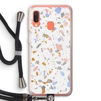 Terrazzo N°8: Samsung Galaxy A20e Transparant Hoesje met koord
