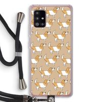 Doggy: Samsung Galaxy A51 5G Transparant Hoesje met koord Doggy: Samsung Galaxy A51 5G Transparant Hoesje met koord
