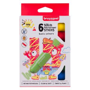 Bruynzeel plakkaatverf sticks basis, 6st.