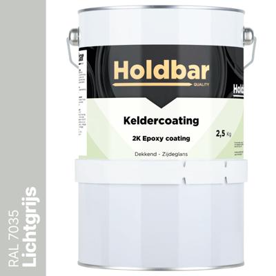 Holdbar Keldercoating Lichtgrijs (RAL 7035) 2,5 kg