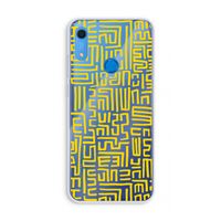 Majorelle Blue Print: Huawei Y6s Transparant Hoesje Majorelle Blue Print: Huawei Y6s Transparant Hoesje