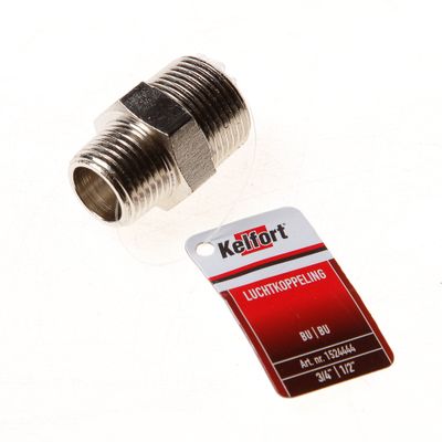 Verloopnippel 3/4"-1/2" bu.