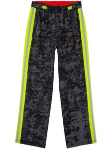 Diesel pantalon de jogging Winston à motif abstrait - Noir