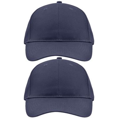 2x stuks myrtle beach baseball cap - 6-panel - voor volwassenen 2x stuks myrtle beach baseball cap - 6-panel - voor volwassenen