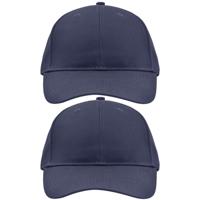 2x stuks myrtle beach baseball cap - 6-panel - voor volwassenen