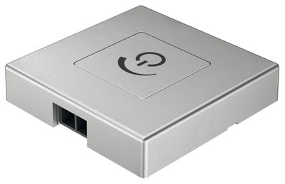 Dimmer schakelaar touch opbouw zilverkleurig let op aansluitsnoer bijbestellen Loox Hafele