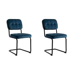 Furnihaus Eetkamerstoelen Set van 2 Flexa - Blauw