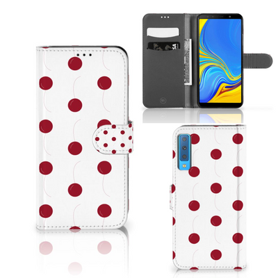 Samsung Galaxy A7 (2018) Book Cover Cherries
