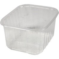 Schaal | pP | rechthoekig | 143x120x75mm | transparant | 1000 stuks