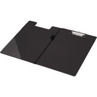 Q-CONNECT klemplaat, PP, ft A4, dubbel, zwart