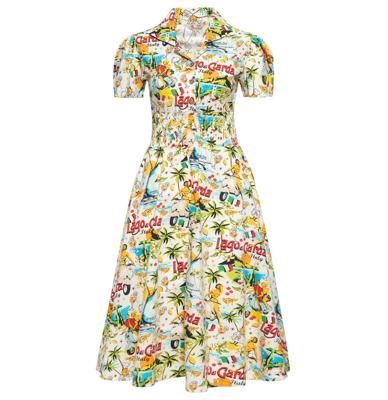 Queen Kerosin Lake Di Garda Swing Dress -S