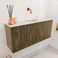 Toiletmeubel Mondiaz Joya Dlux | 90 cm | Meubelkleur Dusk | Faye wastafel Meli Wasbak Midden | Zonder kraangat(en) Toiletmeubel Mondiaz Joya Dlux | 90 cm | Meubelkleur Dusk | Faye wastafel Meli Wasbak Midden | Zonder kraangat(en)