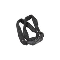 One kettingcijferslot 4.90 4mm/90cm black/grey