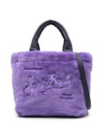 MC2 Saint Barth Kids sac porté épaule Colette en fourrure artificielle - Violet