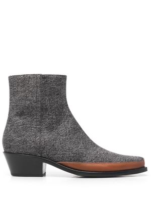 Diesel bottes à talon mi-haut - Noir