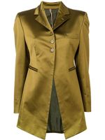 Romeo Gigli Pre-Owned blazer asymétrique - Vert - thumbnail