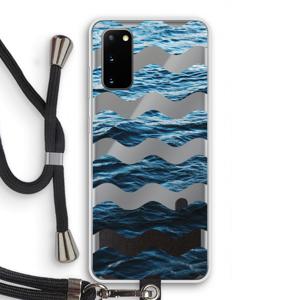Oceaan: Samsung Galaxy S20 Transparant Hoesje met koord