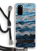 Oceaan: Samsung Galaxy S20 Transparant Hoesje met koord - thumbnail