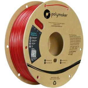 Polymaker PD03007 TPU95-HF Filament TPU, Flexibel filament Flexibel, Highspeed filament, UV-bestendig 1.75 mm 1000 g Rood PolyFlex™ 1 stuk(s)