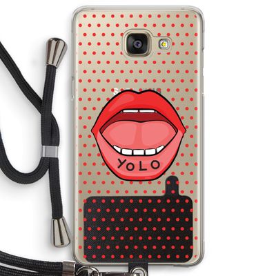 Yolo Denise: Samsung Galaxy A5 (2016) Transparant Hoesje met koord