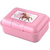 Haba broodtrommel Paarden junior 12 x 17 cm roze - thumbnail