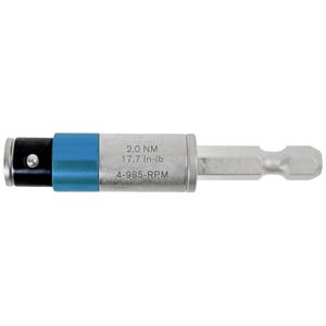 Bernstein Tools for Electronics 4-985-RPM Elektrische draaimomentadapter 1/4 (6.3 mm) 2.0 Nm (max)