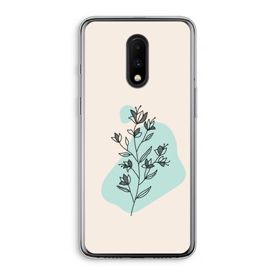 Violets are blue: OnePlus 7 Transparant Hoesje