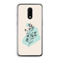 Violets are blue: OnePlus 7 Transparant Hoesje