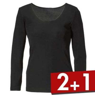 Damella Wool And Silk Long Sleeve Top