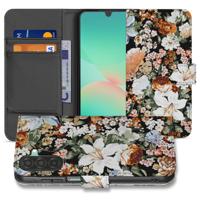 Samsung Galaxy A26 Dark Flowers | Book Case |