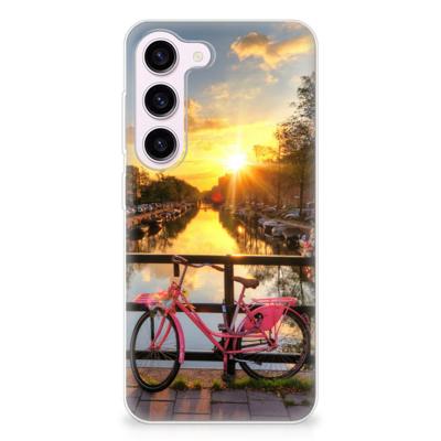 Samsung Galaxy S23 | Silliconen Back Cover | Amsterdamse Grachten