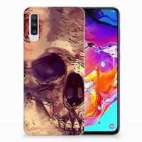 Silicone Back Case Samsung Galaxy A70 Skullhead