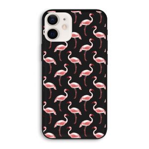 Flamingoprint groen: iPhone 12 Pro Biologisch afbreekbaar hoesje