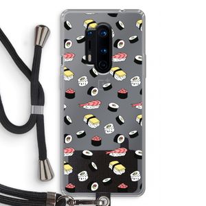 Sushi time: OnePlus 8 Pro Transparant Hoesje met koord