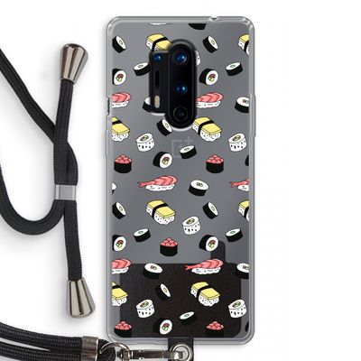 Sushi time: OnePlus 8 Pro Transparant Hoesje met koord