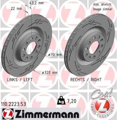 Remschijf BLACK Z 110222353