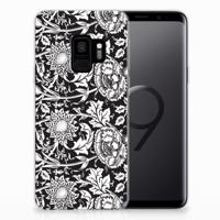 Samsung Galaxy S9 | TPU Case | Black Flowers