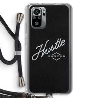 Hustle: Xiaomi Redmi Note 10S Transparant Hoesje met koord